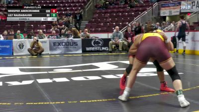 148 lbs Consi 4 - Whisper Abercrombie, General McLane-G vs Lily Raudabaugh, Big Spring-G