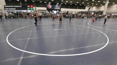 126 lbs 7th Place Match - Sebastian Gonzalez, Eagle Empire Wrestling vs Liam Qureshi, Orange County RTC