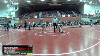 106 lbs Cons. Round 1 - Beau Heniser, Fighting Irish Wrestling Club vs Kolter Galloway, Husky Wrestling Club