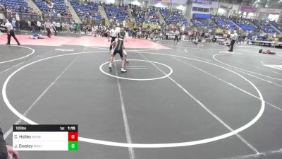 120 lbs Round Of 16 - Cade Holley, Webber Middle School vs Jaxon Owsley, Monte Vista Middle School