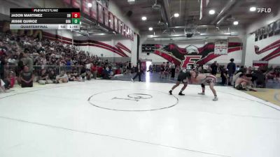 144 lbs Quarterfinal - Jason Martinez, Silverback WC vs Jesse Quiroz, Unattached