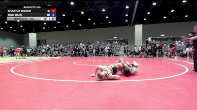 120 lbs Cons. Round 4 - Braxton Wilson, NE vs Max Maes, NM