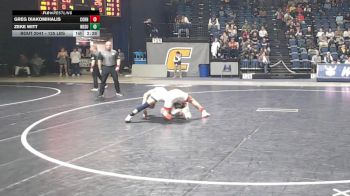 125 lbs Semifinal - Greg Diakomihalis, Cornell vs Zeke Witt, North Dakota State