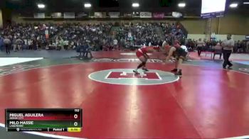 152 lbs Cons. Round 3 - Miguel Aguilera, Dodge City vs Milo Massie, Lakewood