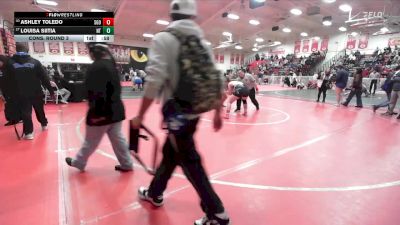 170 lbs Cons. Round 3 - Ashley Toledo, Santiago (Corona) vs Louisa Siitia, North Torrance