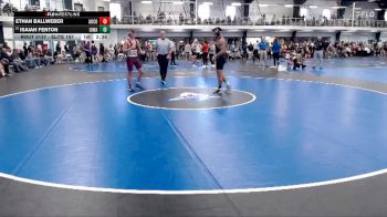 Elite 157 lbs Quarterfinal - Isaiah Fenton, Iowa vs Ethan Ballweber, Augsburg College