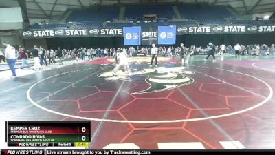 108 lbs Champ. Round 2 - Conrado Rivas, Toppenish USA Wrestling Club vs Kemper Cruz, Prometheus Wrestling Club