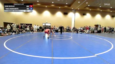 138 lbs Champ. Round 2 - John Bholat, New York vs Nico Marchetti, New Jersey