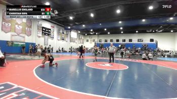 132 Boys Cons. Round 3 - Christian Ripa, Mission Vista vs Marellus England, Mt Miguel