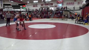 138 lbs 5th Place Match - John Aunan, Maquoketa vs Isaac French, Wahlert, Dubuque