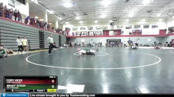 165 lbs Cons. Round 4 - Brady Schuh, UW-Parkside vs Cody Hicks, Fort Hays State