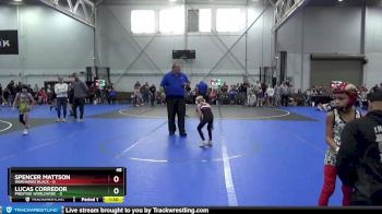 48 lbs Round 6 (8 Team) - Spencer Mattson, Warhawks Black vs Lucas Corredor, Prestige Worldwide