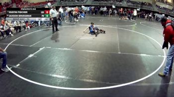 75 lbs Cons. Round 4 - Jaxson Bruegman, Pierce Warbirds vs Rustin Fischer, League Of Heroes
