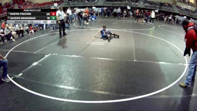 75 lbs Cons. Round 4 - Jaxson Bruegman, Pierce Warbirds vs Rustin Fischer, League Of Heroes