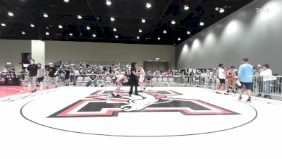 132 lbs Champ. Rd Of 16 - Breslyn Dodd, Cleveland Highschool Wrestling vs Griffin Sensintaffar, Cowboy Wrestling Club