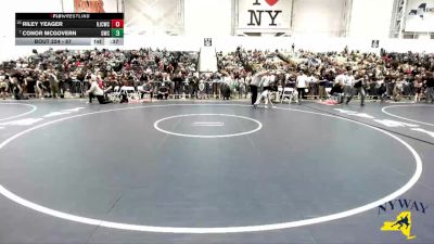 57 lbs Champ. Round 2 - Conor McGovern, GPS Wrestling Club vs Riley Yeager, Hilton Jr Cadets Wrestling Club