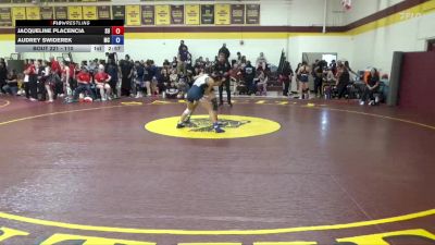 110 lbs Cons. Semi - Audrey Swiderek, Menlo College vs Jacqueline Placencia, Simpson University