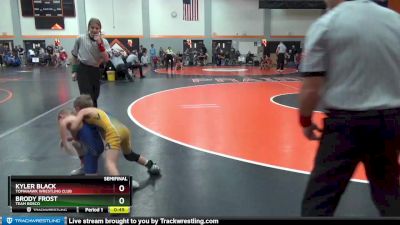 PW-2 lbs Semifinal - Kyler Black, Tomahawk Wrestling Club vs Brody Frost, Team Bosco