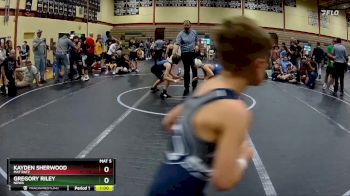 92 lbs Cons. Round 1 - Gregory Riley, NDWA vs Kayden Sherwood, Mat Ratz