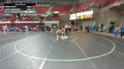 126 lbs Round 5 - 1st And 3rd - Gavin Henderson, Fort Worth Benbrook vs Brady Hasty, Springtown