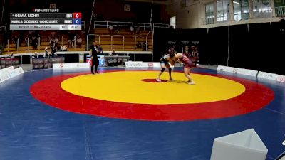 57kg Round 5 - Olivia Lichti, Hamilton Wrestling Club vs Karla Godinez Gonzalez, Burnaby Mountain Wrestling Club