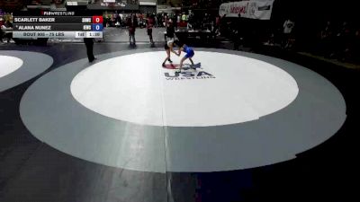 75 lbs Quarters - Scarlett Baker, Savage House Wrestling Club vs Alana Nunez, Inland Elite Wrestling Club