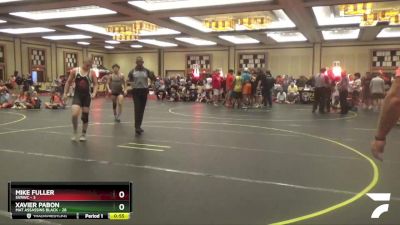 140 lbs Quarterfinals (8 Team) - Xavier Pabon, Mat Assassins Black vs Mike Fuller, SVRWC