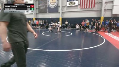 110 lbs Round Of 16 - Masen Corson, Browns Mills vs Gage Huddle, Whitehall