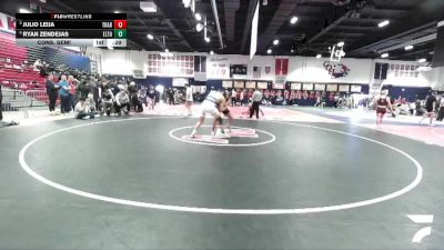 165 lbs Cons. Semi - Ryan Zendejas, El Toro vs Julio Leija, Trabuco Hills