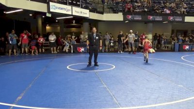 53 lbs Champ. Rd Of 16 - Gunner Kowalski, Pennsylvania vs Jacques Finley, Wichita Training Center
