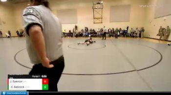 106 lbs Cons. Round 1 - Cole Babcock, Scapppoose vs Jace Spencer, Dallas