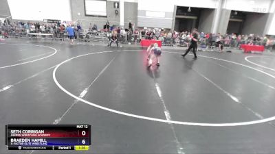 106 lbs Champ. Round 1 - Seth Corrigan, Askren Wrestling Academy vs Braeden Hamill, X-Factor Elite Wrestling