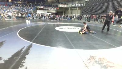 71 lbs 3rd Place Match - Kellen Cundy, Lake Stevens Wrestling Club vs Scott Kim, Steelclaw Wrestling Club