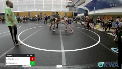 132 lbs Rr Rnd 2 - Jackson Brooks, Newcastle Youth Wrestling vs Cash Reyes, Standfast