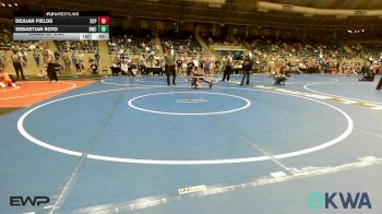 83 lbs Consi Of 8 #2 - Dejuan Fields, Tulsa Blue T Panthers vs Sebastian Soto, Bartlesville Wrestling Club