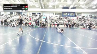 49 lbs 5th Place Match - Teddy Beus, Warrior Wrestling Club vs Cayson Hennefer, Declo Stingers