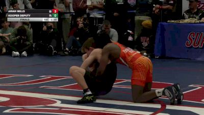106 lbs Final - Ariah Mills, GA vs Kooper Deputy, PA