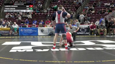 215 lbs First Round - Landon Erdman, Huntingdon vs Tyson Grove, Everett