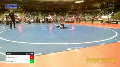 67 lbs Semifinal - RJ Cabrera, Art In Motion Wrestling vs Garrett Raley, Florida Scorpions