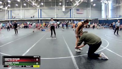 100 lbs Round 3 (6 Team) - Griffin McNair, Capital City WC vs Hayden Myers, Xtreme Team