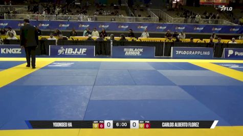 Carlos Alberto Florez vs Yoonseo Ha 2026 Pan Jiu Jitsu IBJJF Championship