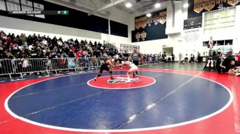 132 lbs Champ. Round 1 - Liam Qureshi, Fountain Valley vs Andrew Gilligan, Dos Pueblos