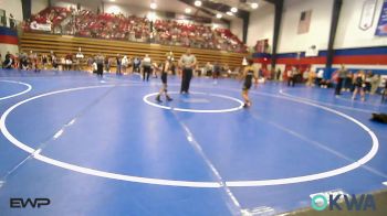 70 lbs Rr Rnd 2 - Diego Aguilar, Tulsa Blue T Panthers vs Hollis Federico, Muskogee Rougher Youth Wrestling