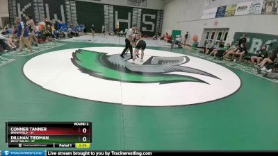 220 lbs Round 2 (8 Team) - Dillhan Tiedman, Kelly Walsh vs Conner Tanner, Broomfield