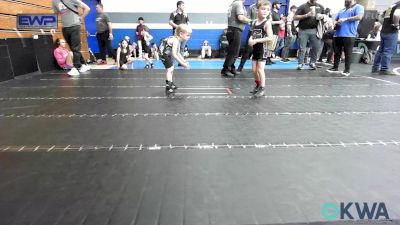 43 lbs Consi Of 16 #2 - Slader Gibson, Team Guthrie Wrestling vs Henrik Goodgion, Chandler Takedown Club