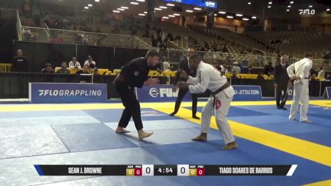 Tiago Soares De Barros vs Sean J. Browne 2025 Pan Jiu Jitsu IBJJF Championship