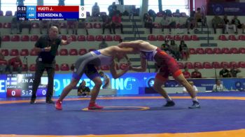 79 kg 1/8 Final - Joona Viljami Vuoti, Finland vs Dzmitry Dzenisenia, Individual Neutral Athletes