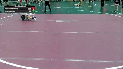 47 lbs Round 2 (4 Team) - Weston Owens, Panhandle Pitbulls vs Rhett Keith, Ringgold