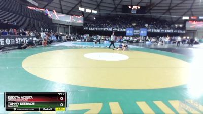 1B/2B 175 Quarterfinal - Dekota Acosta, Jenkins (Chewelah) vs Tommy Deebach, Tonasket