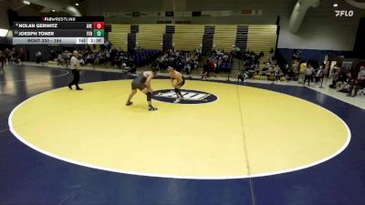 184 lbs Cons. Round 2 - Nolan Gerwitz, Averett vs Joesph Toner, Ferrum